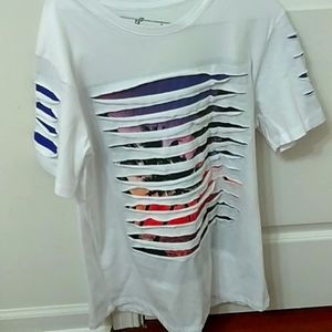 White Graphic Tee